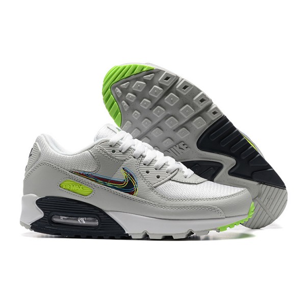 Nike Air Max 90 Herren Grau Weiß Und Schwarz Schuhe