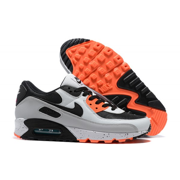 Nike Air Max 90 Herren Orange Schwarz DC9845-100 Schuhe