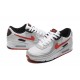 Nike Air Max 90 Herren Silber Rot Schuhe