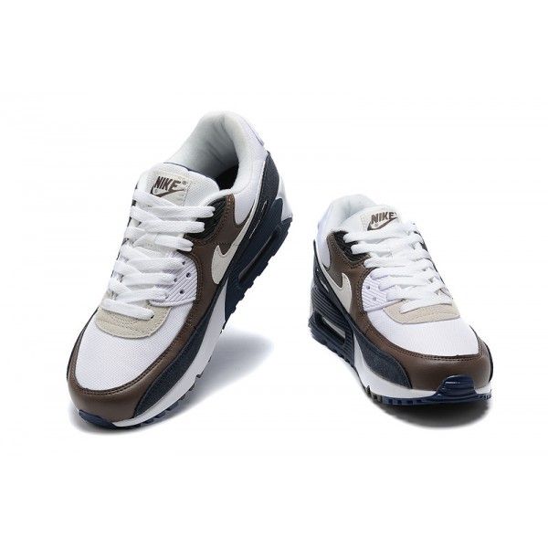 Nike Air Max 90 Herren Weiß Braun DZ3522-002 Schuhe