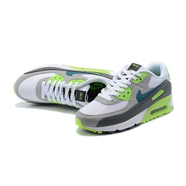 Nike Air Max 90 Herren Weiß Grau DJ6897-100 Schuhe