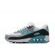 Nike Air Max 90 Herren Weiß Grau Und Blau Schuhe