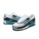 Nike Air Max 90 Herren Weiß Grau Und Blau Schuhe