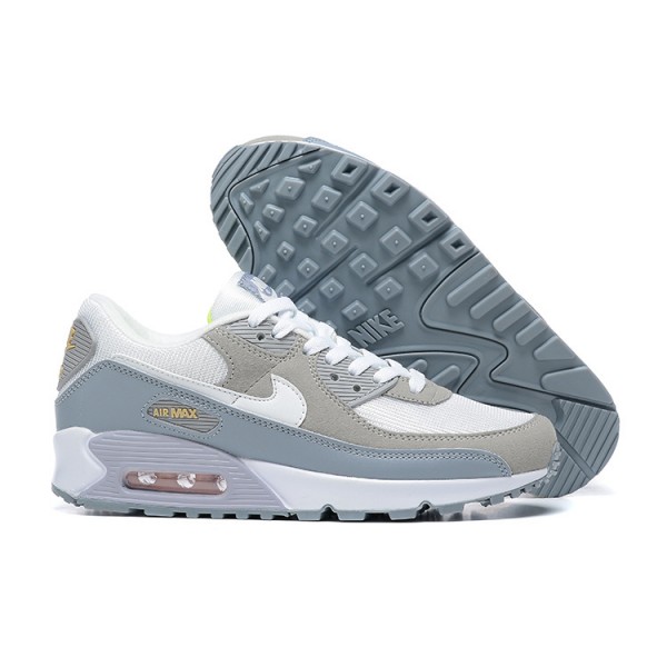 Nike Air Max 90 Herren Weiß Grau Und Grün Schuhe