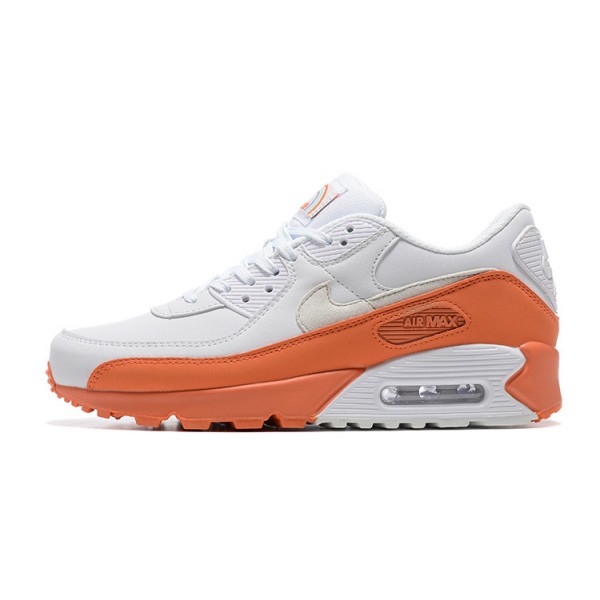 Nike Air Max 90 Herren Weiß Orange DM0958-100 Schuhe