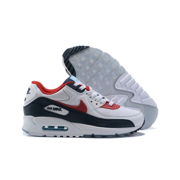 Nike Air Max 90 Herren Weiß Rot DJ5170-100 Schuhe