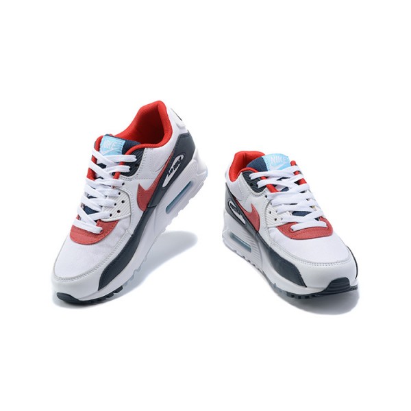 Nike Air Max 90 Herren Weiß Rot DJ5170-100 Schuhe