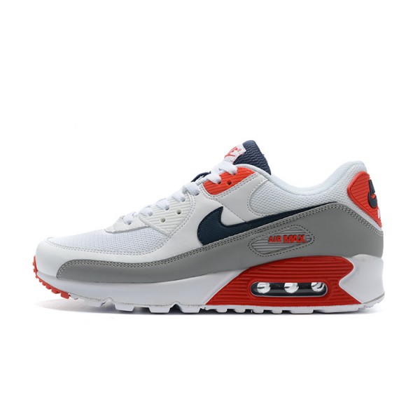 Nike Air Max 90 Herren Weiß Rot Schuhe