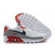 Nike Air Max 90 Herren Weiß Rot Schuhe