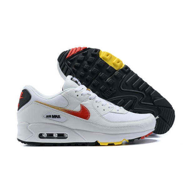 Nike Air Max 90 Herren Weiß Und Rot Schuhe