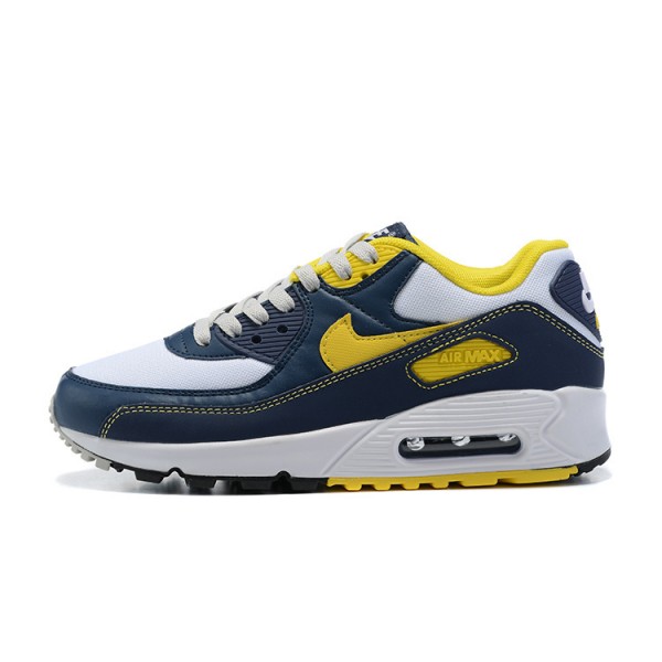 Nike Air Max 90 Herren Gelb Blau DC9845-101 Schuhe