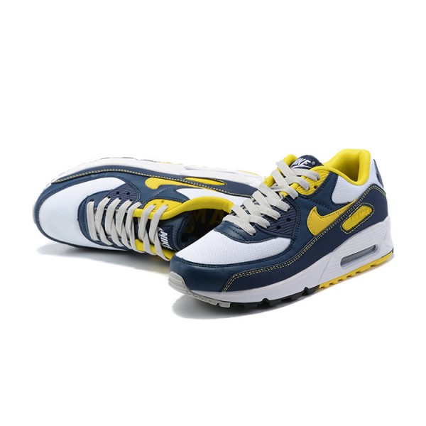 Nike Air Max 90 Herren Gelb Blau DC9845-101 Schuhe