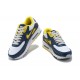 Nike Air Max 90 Herren Gelb Blau DC9845-101 Schuhe