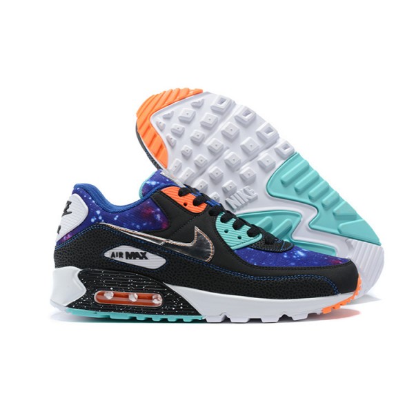 Nike Air Max 90 Damen/Herren Supernova Blau Weiß CW6018-001 Schuhe