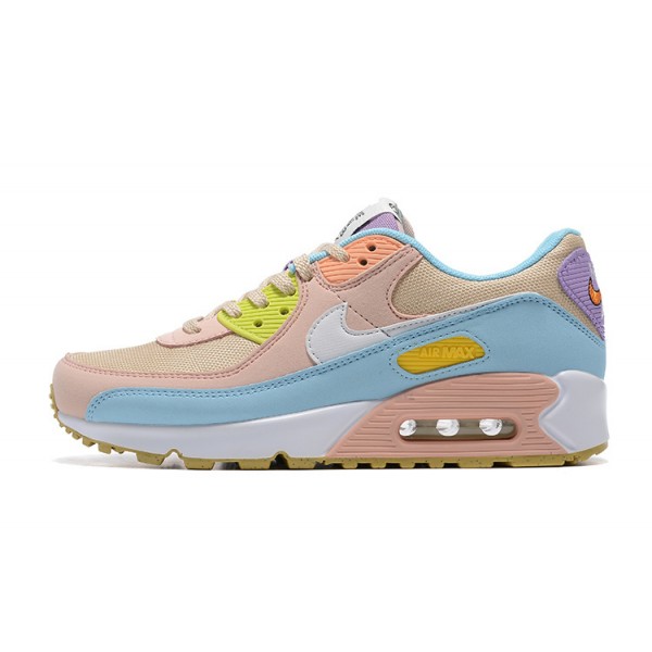 Nike Air Max 90 Damen Rosa Blau DJ9997-100 Schuhe