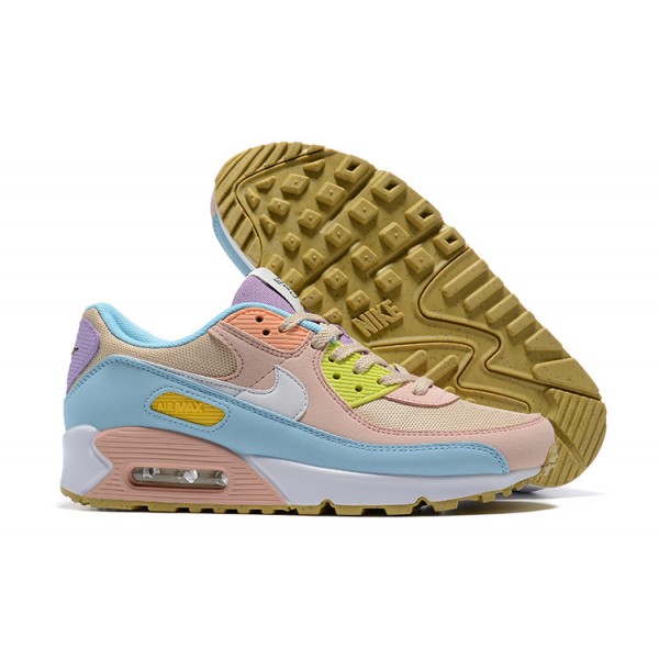 Nike Air Max 90 Damen Rosa Blau DJ9997-100 Schuhe