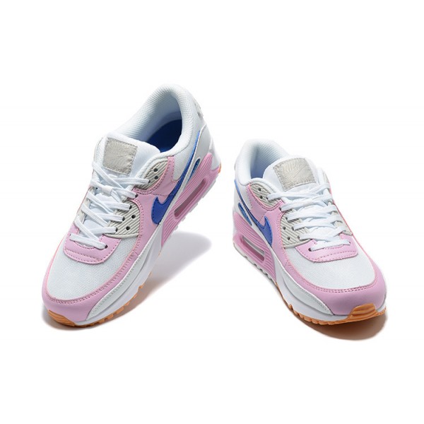 Nike Air Max 90 Damen Weiß Rosa DX3316-100 Schuhe