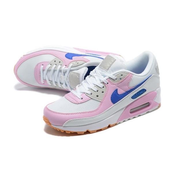 Nike Air Max 90 Damen Weiß Rosa DX3316-100 Schuhe