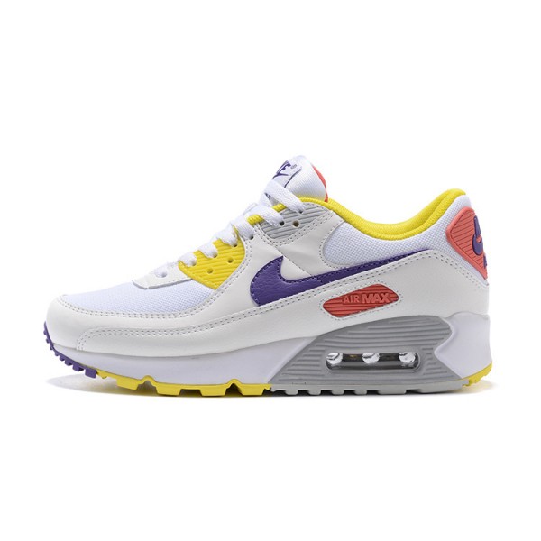 Nike Air Max 90 Damen Weiß Gelb Schuhe