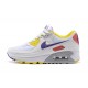 Nike Air Max 90 Damen Weiß Gelb Schuhe