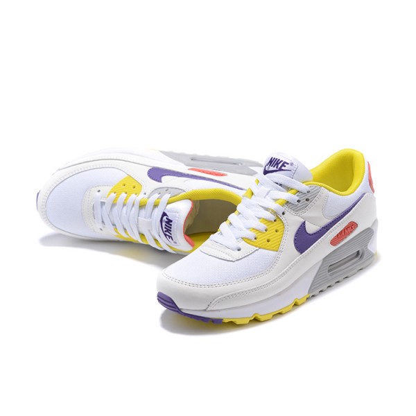 Nike Air Max 90 Damen Weiß Gelb Schuhe