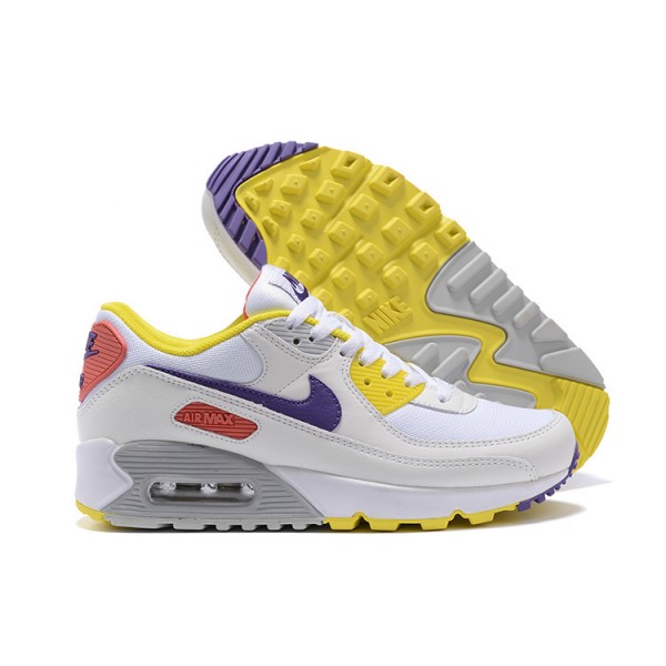 Nike Air Max 90 Damen Weiß Gelb Schuhe