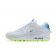 Nike Air Max 90 SE Herren Worldwide Weiß Blau CK7069-100 Schuhe