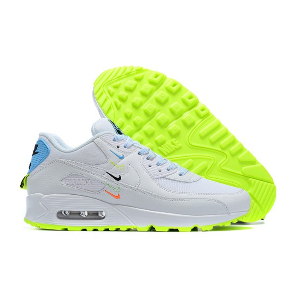 Nike Air Max 90 SE Herren Worldwide Weiß Blau CK7069-100 Schuhe