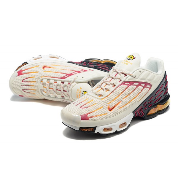 Nike Air Max Plus 3 Herren Beige Rot DX2664-001 Schuhe