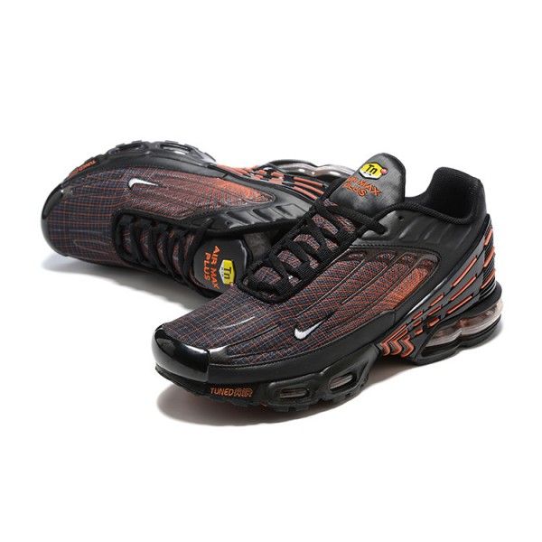 Nike Air Max Plus 3 Herren Schwarz Orange FB3352-001 Schuhe