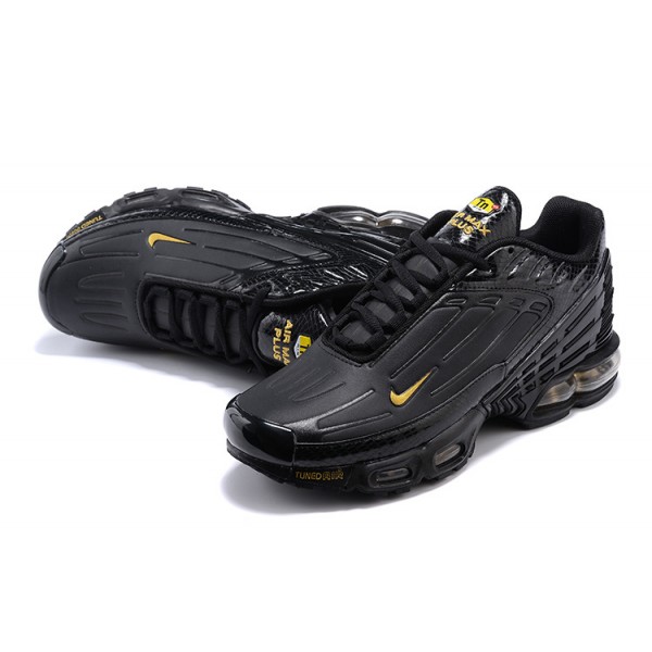 Nike Air Max Plus 3 Herren Schwarz Gelb CK6716-010 Schuhe