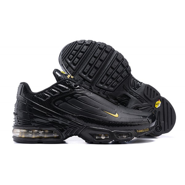 Nike Air Max Plus 3 Herren Schwarz Gelb CK6716-010 Schuhe