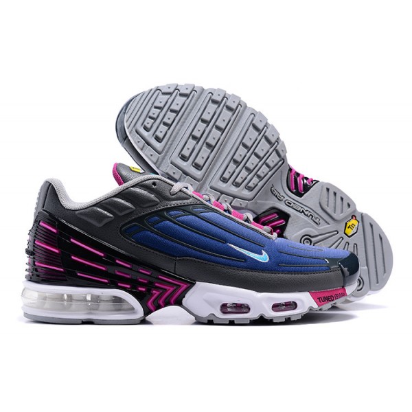 Nike Air Max Plus 3 Herren Grau Blau Und Lila Schuhe