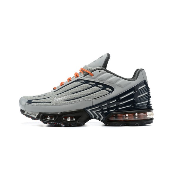 Nike Air Max Plus 3 Herren Grau Orange Und Schwarz DM2560-001 Schuhe