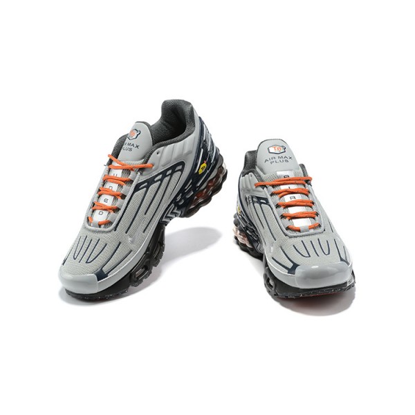 Nike Air Max Plus 3 Herren Grau Orange Und Schwarz DM2560-001 Schuhe