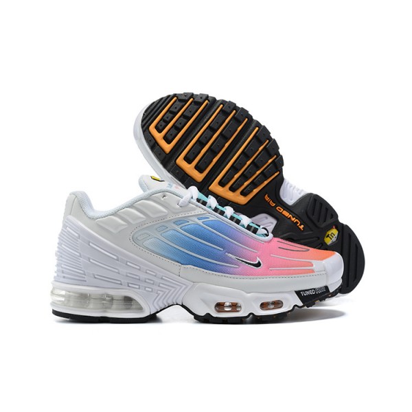 Nike Air Max Plus 3 Herren Weiß Blau Und Rosa Schuhe