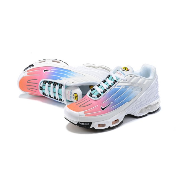 Nike Air Max Plus 3 Herren Weiß Blau Und Rosa Schuhe