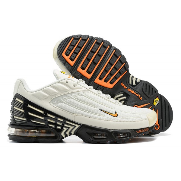 Nike Air Max Plus 3 Herren Weiß Orange DQ1105-001 Schuhe