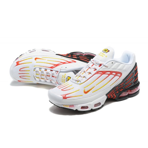 Nike Air Max Plus 3 Herren Weiß Rot DX9263-100 Schuhe