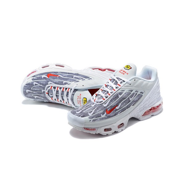 Nike Air Max Plus 3Damen/Herren Weiß Grau DH4107-100 Schuhe