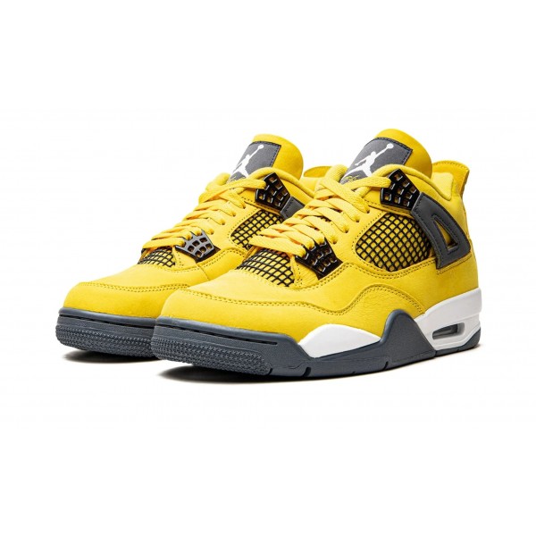 Nike Air Jordan 4 Retro Herren Lightning 2021 CT8527-700 Schuhe